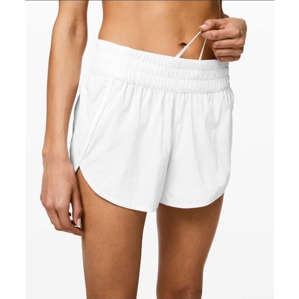 Lululemon Tracker Short V *4" - White - Size 8 - W7AT7S - Picture 2 of 10
